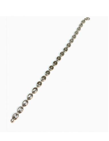 Bracelet grain de café en acier 21 cm x 6 cm