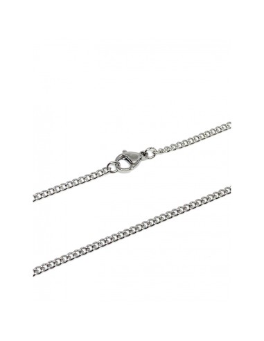 Chaîne maille gourmette en acier 2.5 cm