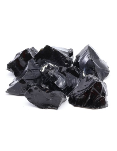 Obsidienne noire pierre brute