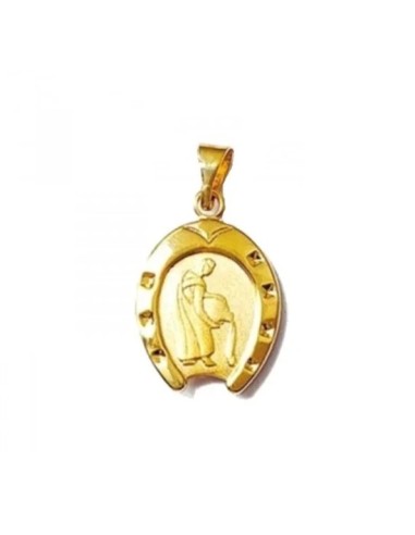 Pendentif zodiaque verseau plaqué or 3 microns
