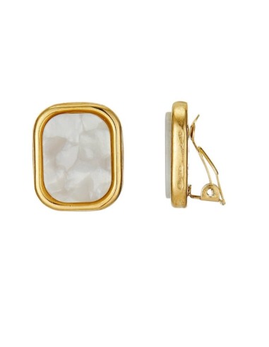 Boucles d'oreilles nacre à clip