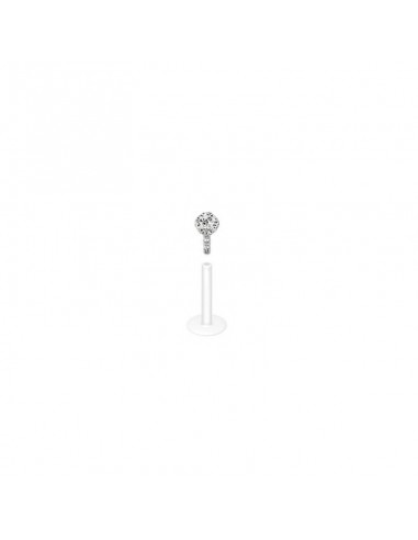 Piercing labret bioflex 8 mm x 3 mm modèle Burris