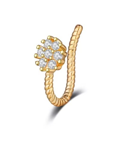 Piercing anneau nez doré rond