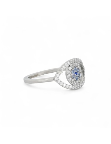 Bague mauvais œil en acier 304L
