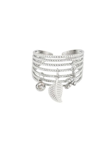 Bague charm bijou en acier 304L