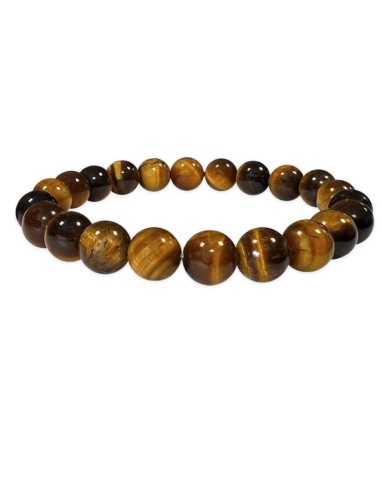 Bracelet œil de tigre AA bijou pierres en 8 mm