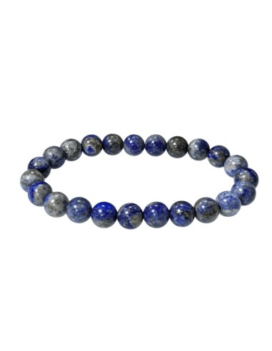 Bracelet en Lapis lazuli perles en 8 mm
