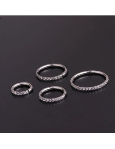Piercing anneau articulé en acier 316L