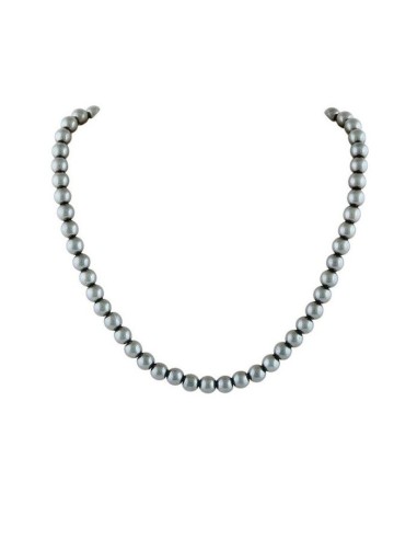Collier hématite perles en 6 mm