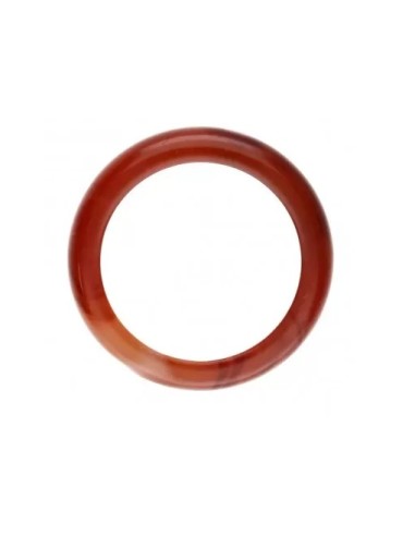 Bague jonc anneau cornaline en 2.3 mm
