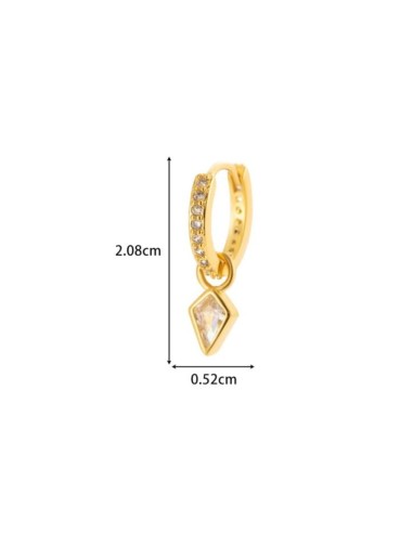 Boucle d'oreille simple créole en acier 304L