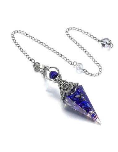 Pendule divination Lapis Lazuli en pointe
