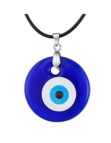 Pendentif mauvais œil bleu