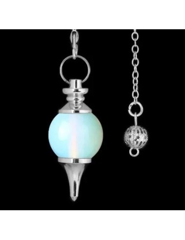 Pendule opaline forme sphère
