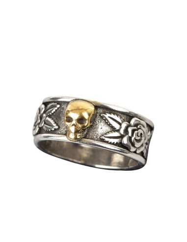 Bague skull bijou en acier 316L