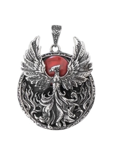 Pendentif phœnix bijou en acier 316L