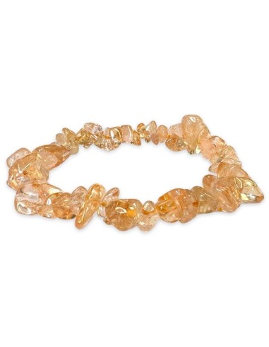 Bracelet citrine naturelle bijou en brisures
