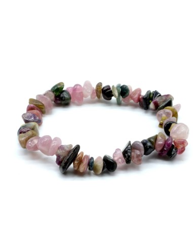 Bracelet tourmaline rose AA bijou en pierres baroques