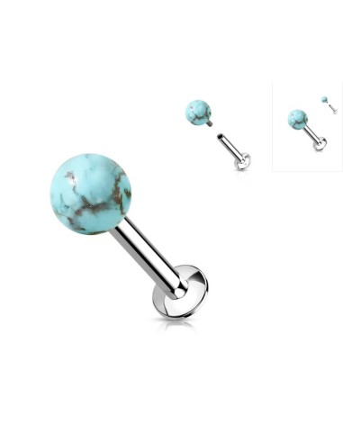 Piercing cartilage tragus boule en 4 mm