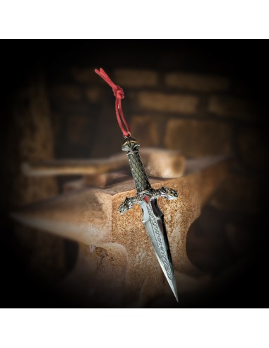 Magie blanche Athamé Wicca poignard dragon