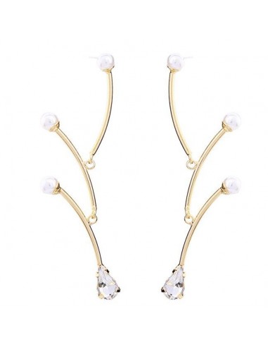 boucles d'oreille dorées modèle Brindt