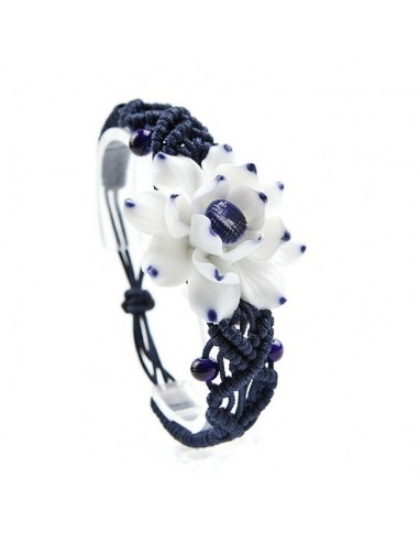 Bracelet fleur en porcelaine modèle Axol