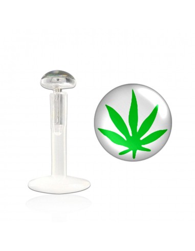 piercing labret bioflex logo rasta modèle Arsone