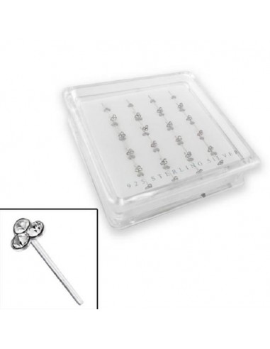 piercing nez à plier en  argent modèle Brunnis