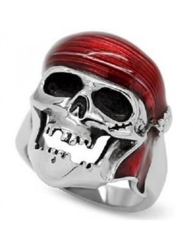 bague skull rouge modèle Aceilla