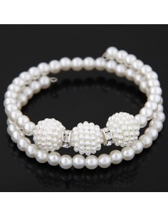 Bracelet perles en spirale modèle Algen
