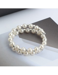 Bracelet perles multirangs modèle Alterio