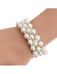 Bracelet perle multirangs modèle Alterio