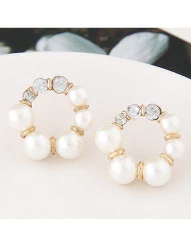 Boucles d'oreille perles modèle Altario