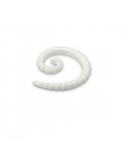piercing spirale blanc 2 mm
