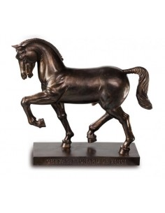 Figurine cheval de léonard de vinci modèle Arede