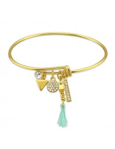 Bracelet rigide doré charms modèle Berirdo