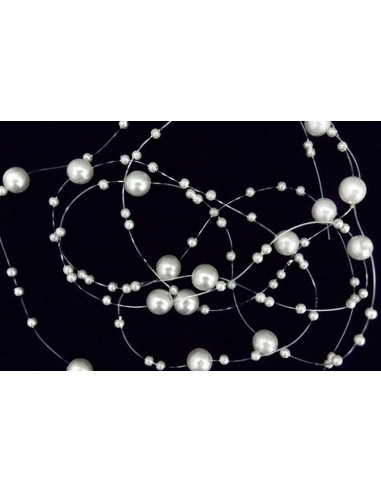 Bijou accessoire cheveux mariage perles modèle Aona