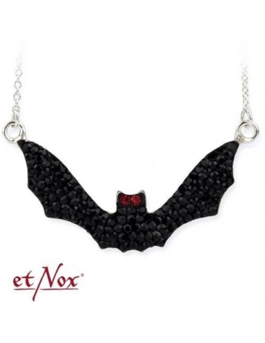 etNox collier "Black Bat" argent 925 modèle Belfour