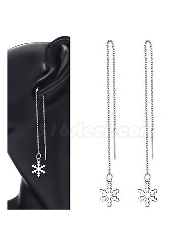 Boucles d'oreilles acier polaires