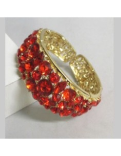 Bracelet rouge fantaisie modèle Ampu